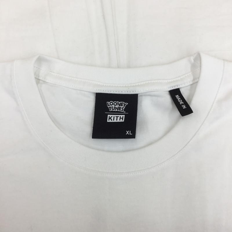 キス KITH Tシャツ 半袖 Looney Tunes Bugs Bunny バックスバニー XL キャラクター 白 / ホワイト /  メンズ USED 古着 中古 10128164