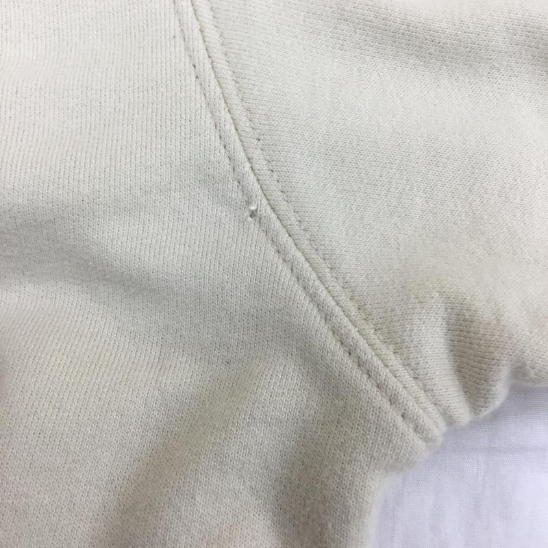 ステューシー STUSSY パーカー 長袖 ジップパーカー S ロゴ、文字 X プリント ベージュ / ベージュ /  メンズ USED 古着 中古 10128165