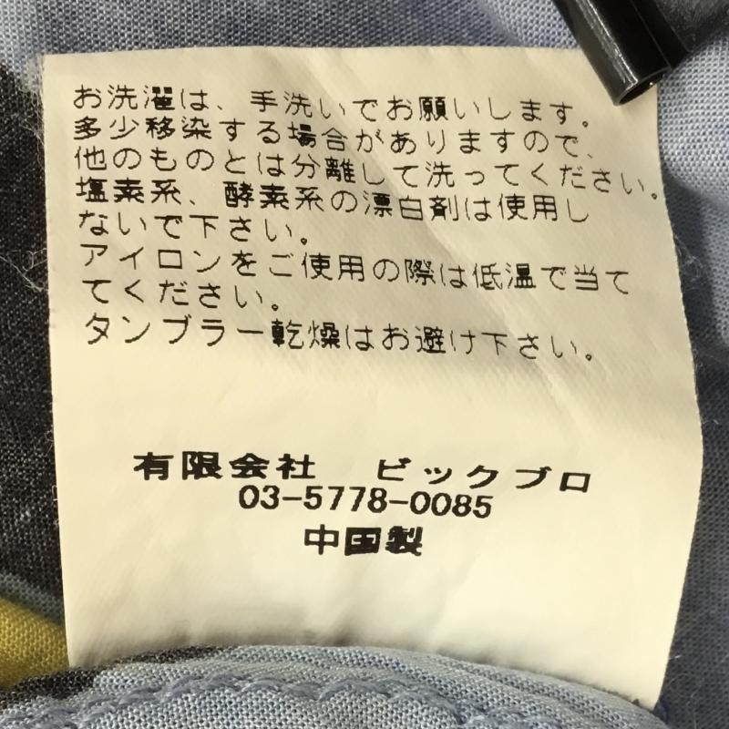 ダブルレインボー DOUBLE RAINBOUU シャツ、ブラウス 半袖 オープンカラーシャツ L 総柄 青 / ブルー / X 黄 / イエロー / X 桃 / ピンク /  メンズ USED 古着 中古 10128166