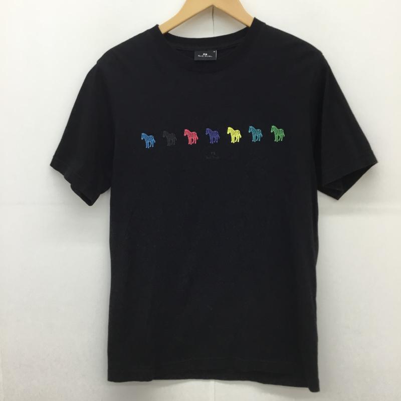 ポールスミス Paul Smith Tシャツ 半袖 M プリント X キャラクター 黒 / ブラック /  メンズ USED 古着 中古 10128167