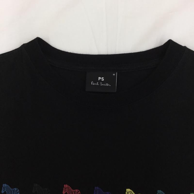 ポールスミス Paul Smith Tシャツ 半袖 M プリント X キャラクター 黒 / ブラック /  メンズ USED 古着 中古 10128167
