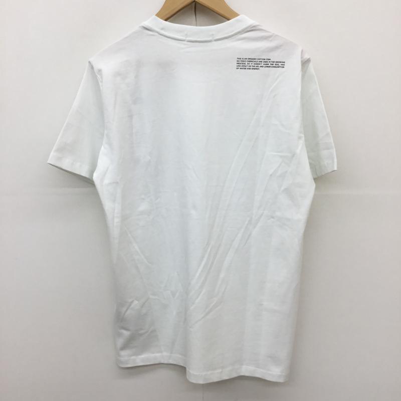 リプレイ REPLAY Tシャツ 半袖 M ロゴ、文字 白 / ホワイト /  メンズ USED 古着 中古 10128169