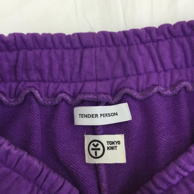 ユーズドクロージング used clothes パンツ ワークパンツ、ペインターパンツ TENDER PERSON テンダーパーソン　スウェットパンツ 3 無地 紫 / パープル /  メンズ USED 古着 中古 10128170