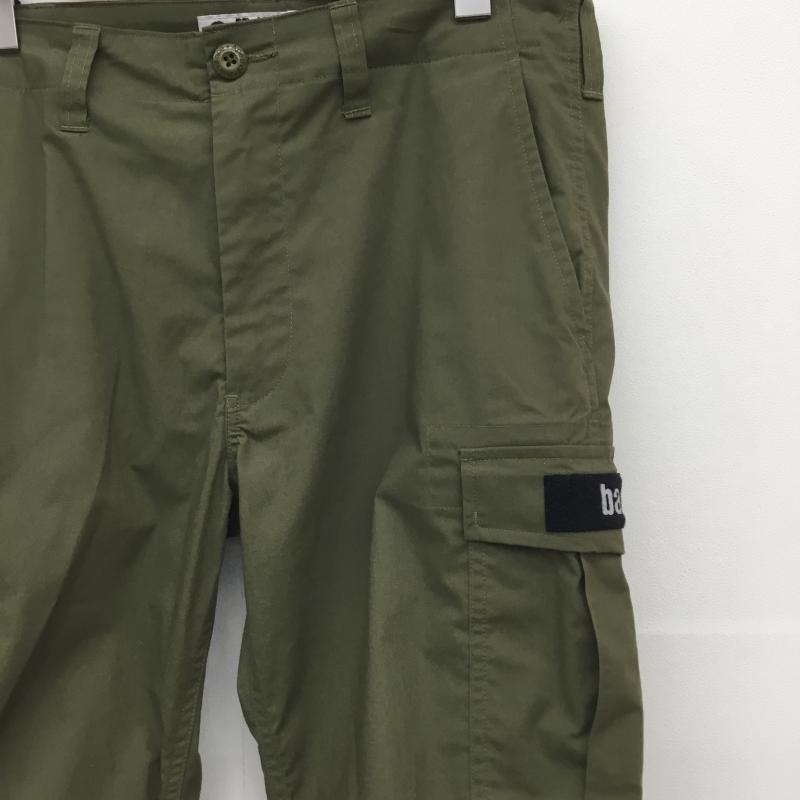 アベイシングエイプ A BATHING APE パンツ ワークパンツ、ペインターパンツ カーゴパンツ　001PTH301004X S 無地 X ワンポイント X ロゴ、文字 カーキ / カーキ /  メンズ USED 古着 中古 10128172