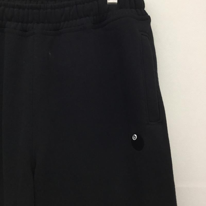ステューシー STUSSY パンツ サルエルパンツ スウェットパンツ M ワンポイント 黒 / ブラック /  メンズ USED 古着 中古 10128173