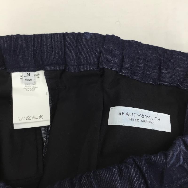 ビューティアンドユースユナイテッドアローズ BEAUTY&YOUTH UNITED ARROWS パンツ ショートパンツ M 総柄 紺 / ネイビー /  メンズ USED 古着 中古 10128175