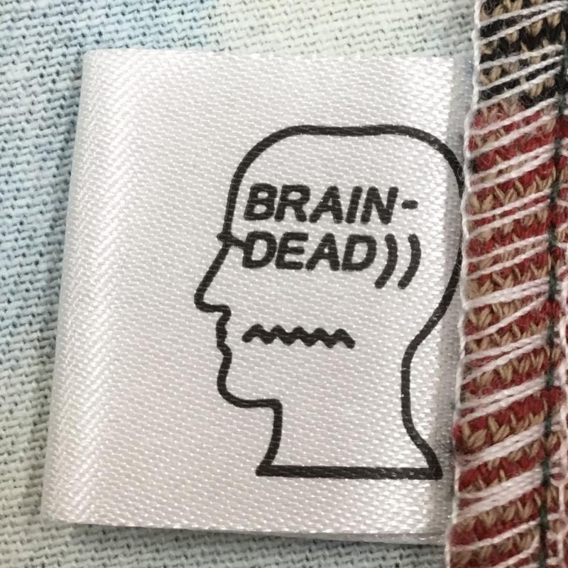 ブレインデット BRAIN DEAD パンツ ショートパンツ M 総柄 赤 / レッド / X 緑 / グリーン /  メンズ USED 古着 中古 10128179