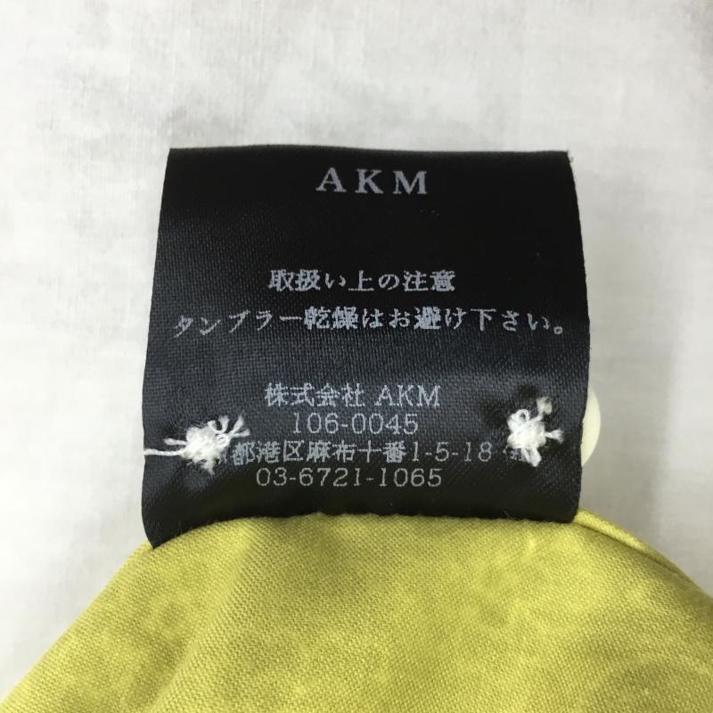 エーケーエム AKM シャツ、ブラウス 長袖 AKM 106-0045 長袖シャツ M ペイズリー 黄 / イエロー /  メンズ USED 古着 中古 10128186