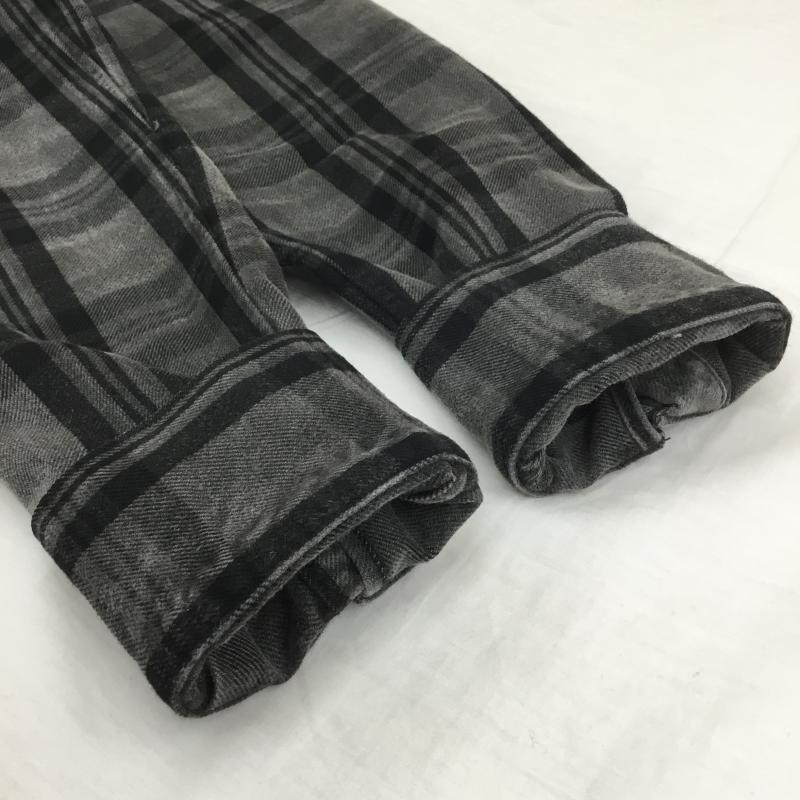 ダヴルジェイケイ wjk シャツ、ブラウス 長袖 wjk ダブルジェーケー マドラスチェック フックシャツ ch70e S M チェック 黒 / ブラック /  メンズ USED 古着 中古 10128187