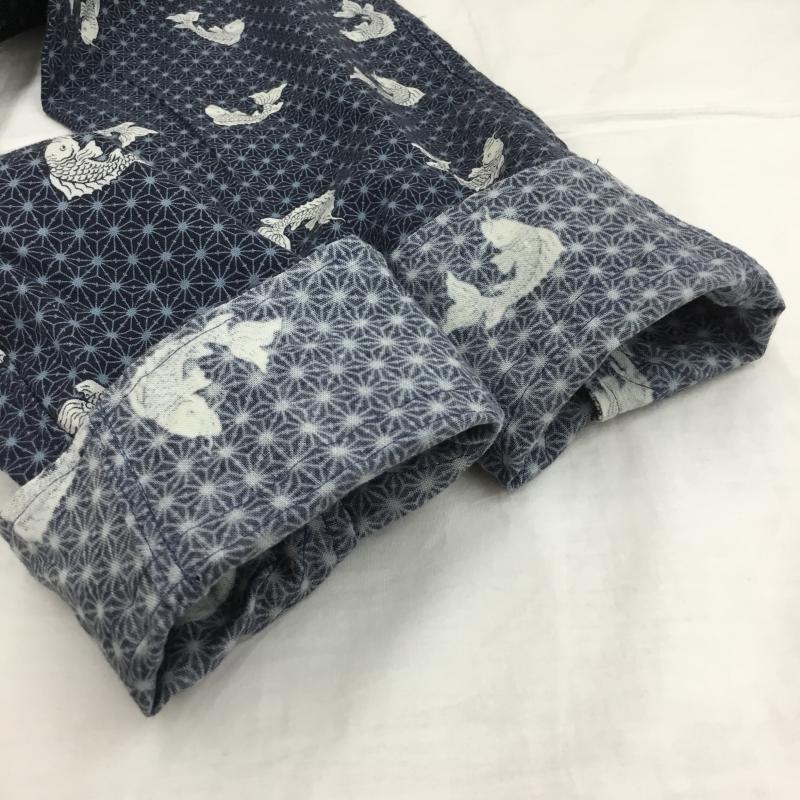 ドライボーンズ Dry Bones シャツ、ブラウス 長袖 03-3792-6147 Dry Bones 長袖シャツ M 総柄 青 / ブルー /  メンズ USED 古着 中古 10128188