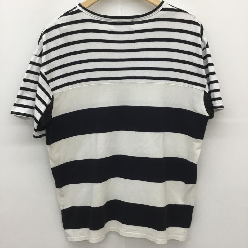 キディル KIDILL Tシャツ 半袖 KL129 KIDILL 半袖Tシャツ FREE ボーダー柄 白 / ホワイト / X 黒 / ブラック /  メンズ USED 古着 中古 10128191