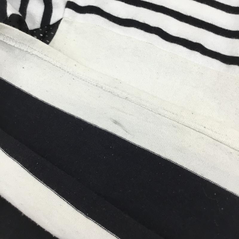 キディル KIDILL Tシャツ 半袖 KL129 KIDILL 半袖Tシャツ FREE ボーダー柄 白 / ホワイト / X 黒 / ブラック /  メンズ USED 古着 中古 10128191