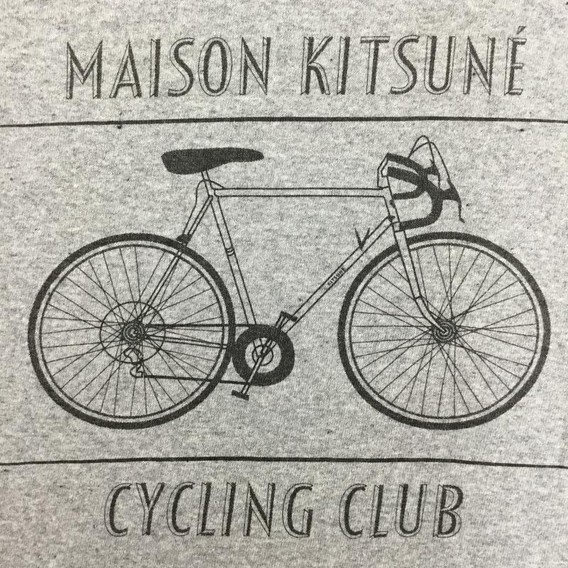 メゾンキツネ MAISON KITSUNE Tシャツ 半袖 MAISON KITSUNE 半袖 Tシャツ XS ロゴ、文字 灰 / グレー /  メンズ USED 古着 中古 10128193