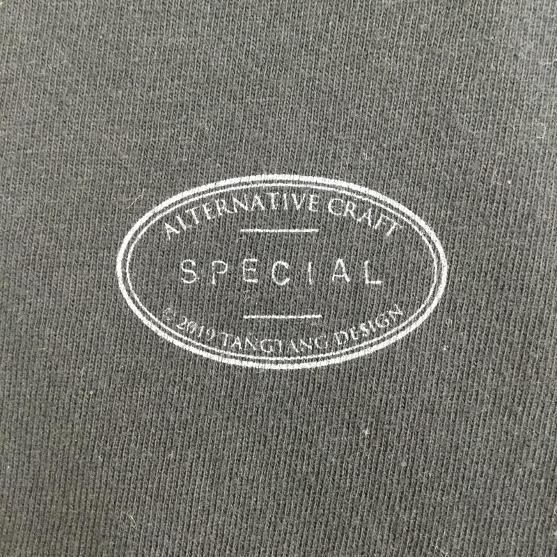タンタン TANG TANG Tシャツ 半袖 03-6451-1640 TANG TANG 半袖 Tシャツ L ロゴ、文字 黒 / ブラック /  メンズ USED 古着 中古 10128195