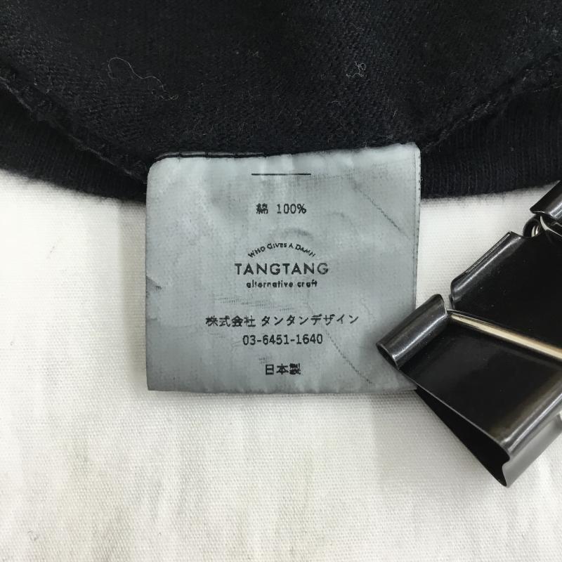 タンタン TANG TANG Tシャツ 半袖 03-6451-1640 TANG TANG 半袖 Tシャツ L ロゴ、文字 黒 / ブラック /  メンズ USED 古着 中古 10128195