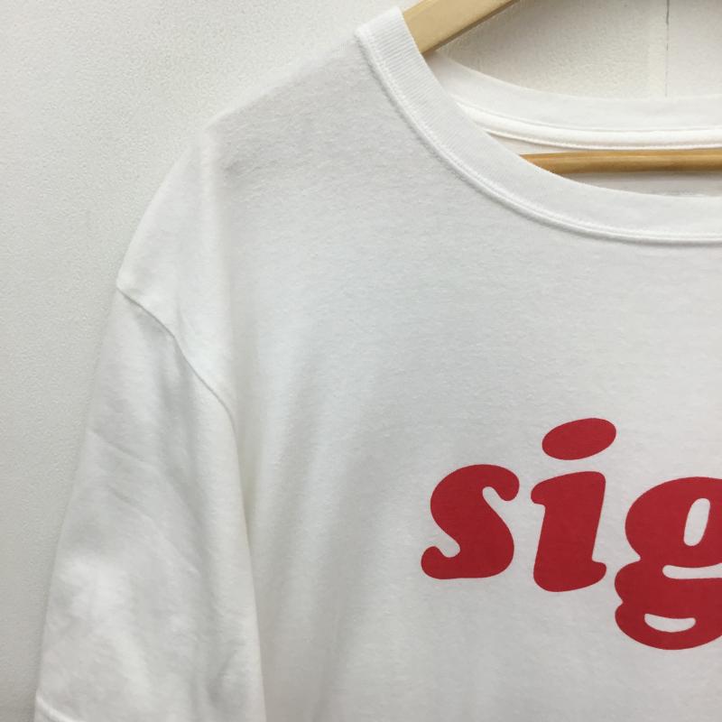 タンタン TANG TANG Tシャツ 半袖 03-6451-1640 TANG TANG 半袖 Tシャツ L ロゴ、文字 白 / ホワイト /  メンズ USED 古着 中古 10128196