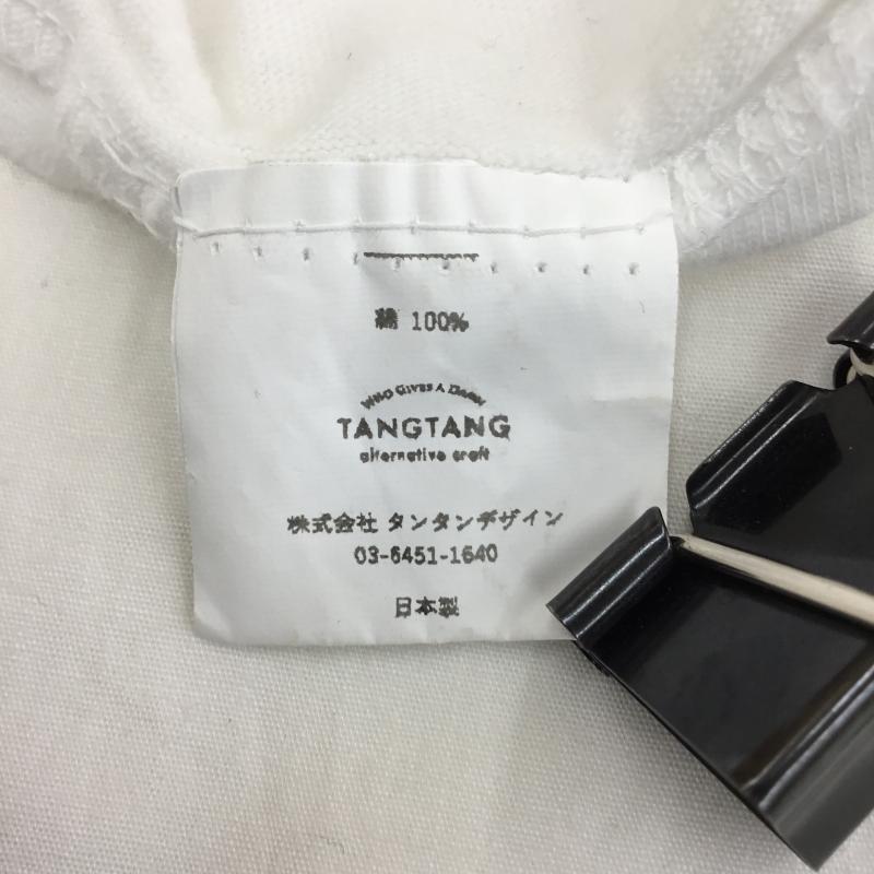 タンタン TANG TANG Tシャツ 半袖 03-6451-1640 TANG TANG 半袖 Tシャツ L ロゴ、文字 白 / ホワイト /  メンズ USED 古着 中古 10128196