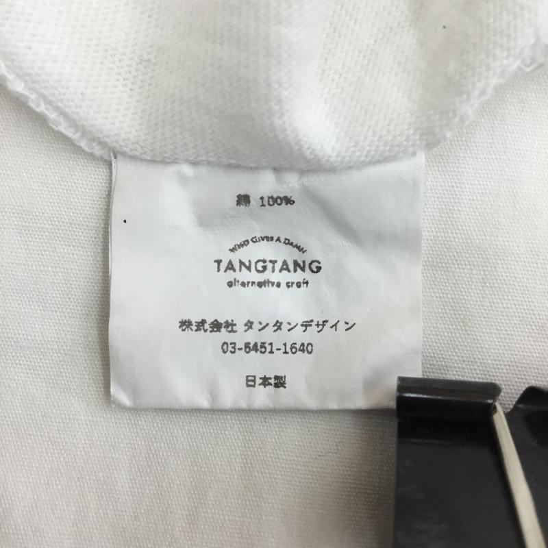 タンタン TANG TANG Tシャツ 半袖 03-6451-1640 TANG TANG 半袖 Tシャツ L ロゴ、文字 白 / ホワイト /  メンズ USED 古着 中古 10128197
