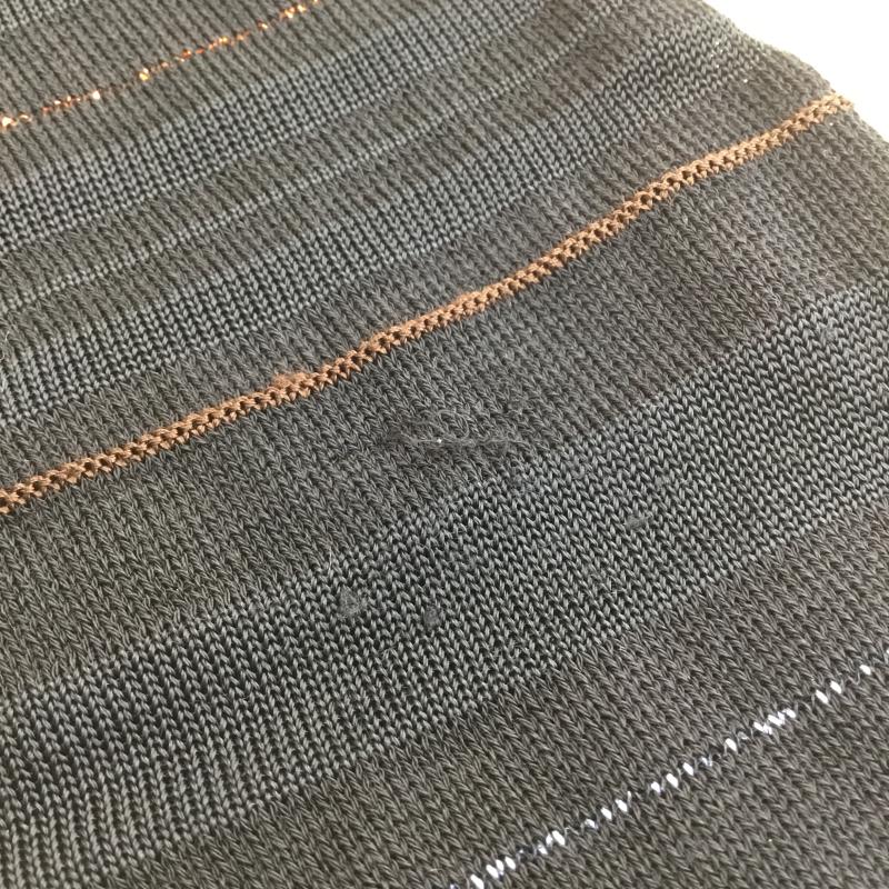 ケンゾー KENZO ニット、セーター 長袖 KENZO PARIS ニット イタリア製 VINTAGE M ボーダー柄 黒 / ブラック /  メンズ USED 古着 中古 10128198