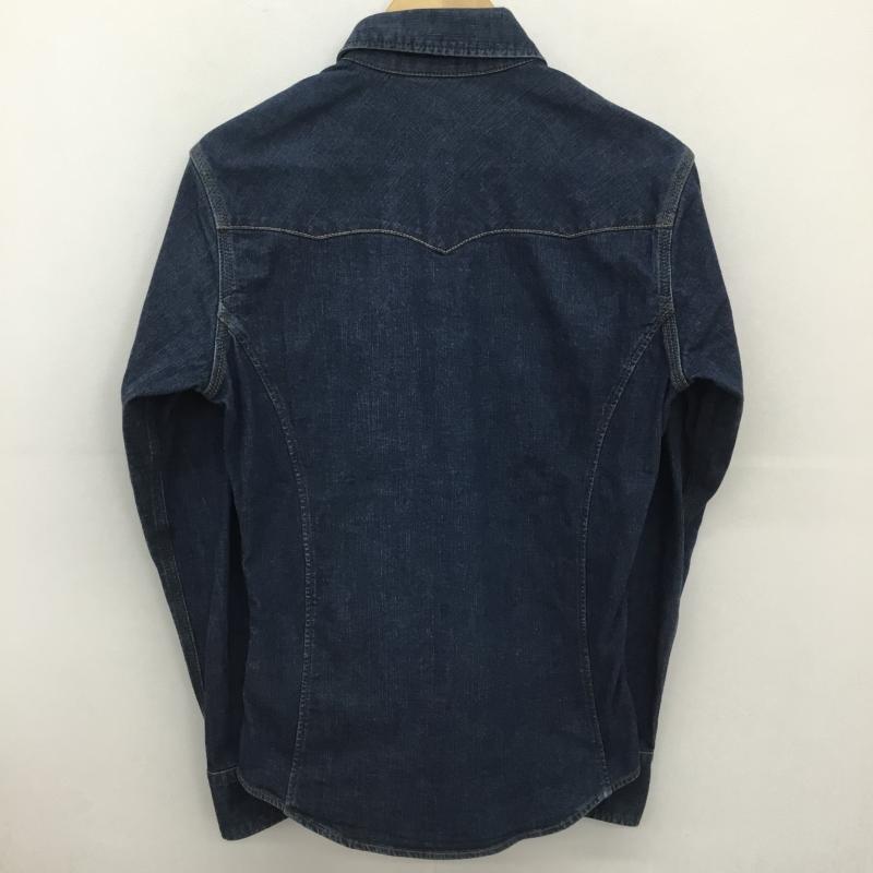 ジュンハシモト junhashimoto シャツ、ブラウス 長袖 junhashimoto デニム 長袖 シャツ 4号 無地 青 / ブルー /  メンズ USED 古着 中古 10128200