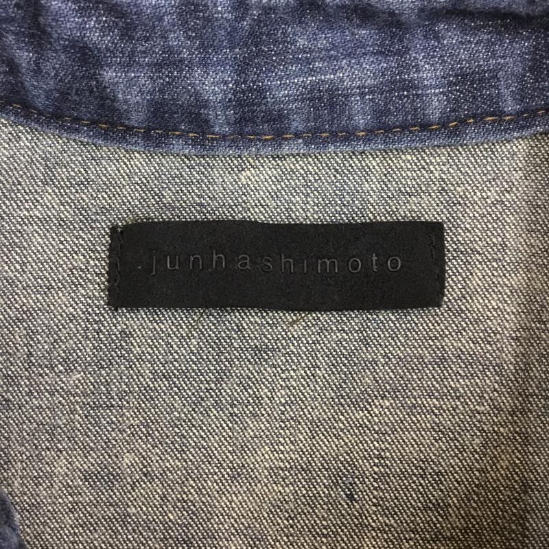 ジュンハシモト junhashimoto シャツ、ブラウス 長袖 junhashimoto デニム 長袖 シャツ 4号 無地 青 / ブルー /  メンズ USED 古着 中古 10128200