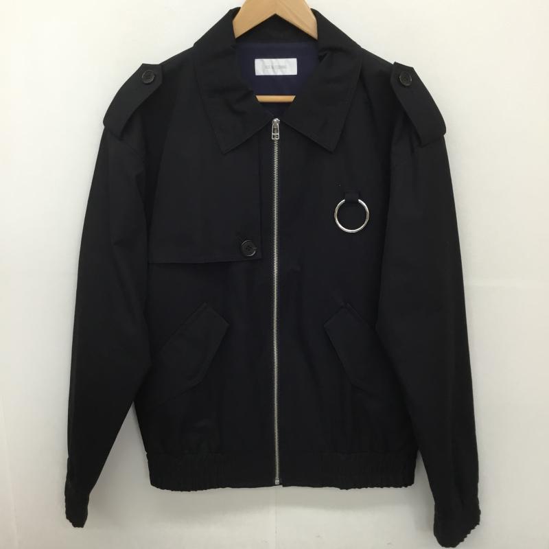 ユーズドクロージング used clothes ジャケット、上着 ジャンパー、ブルゾン ice&techno ブルゾン ポリエステル M 無地 黒 / ブラック /  メンズ USED 古着 中古 10128202