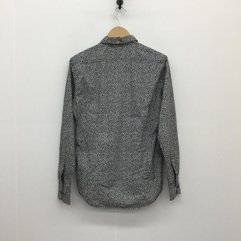リプレイ REPLAY シャツ、ブラウス 長袖 REPLAY Cotten Patterned Button-up Shirt 総柄 白 / ホワイト / X 黒 / ブラック /  メンズ USED 古着 中古 10128203