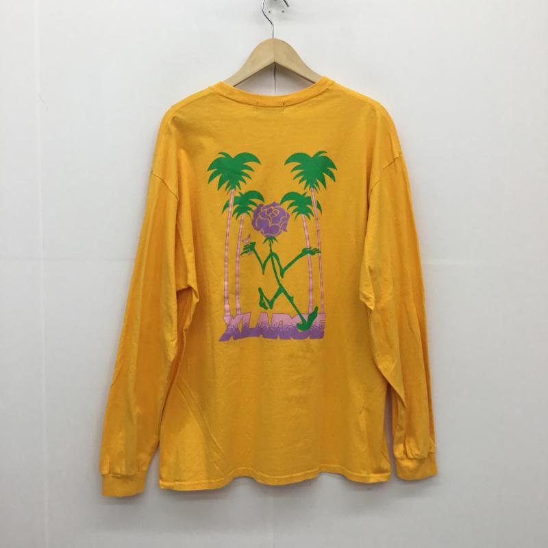 エクストララージ XLARGE Tシャツ 長袖 XLARGE 長袖Tシャツ　101208011012 XL ロゴ、文字 X プリント 黄 / イエロー /  メンズ USED 古着 中古 10128204