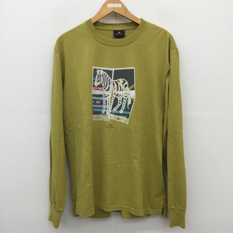 ポールスミス Paul Smith Tシャツ 長袖 Paul smith Zebra photos ロングスリーブTシャツ XL プリント 黄 / イエロー /  メンズ USED 古着 中古 10128207