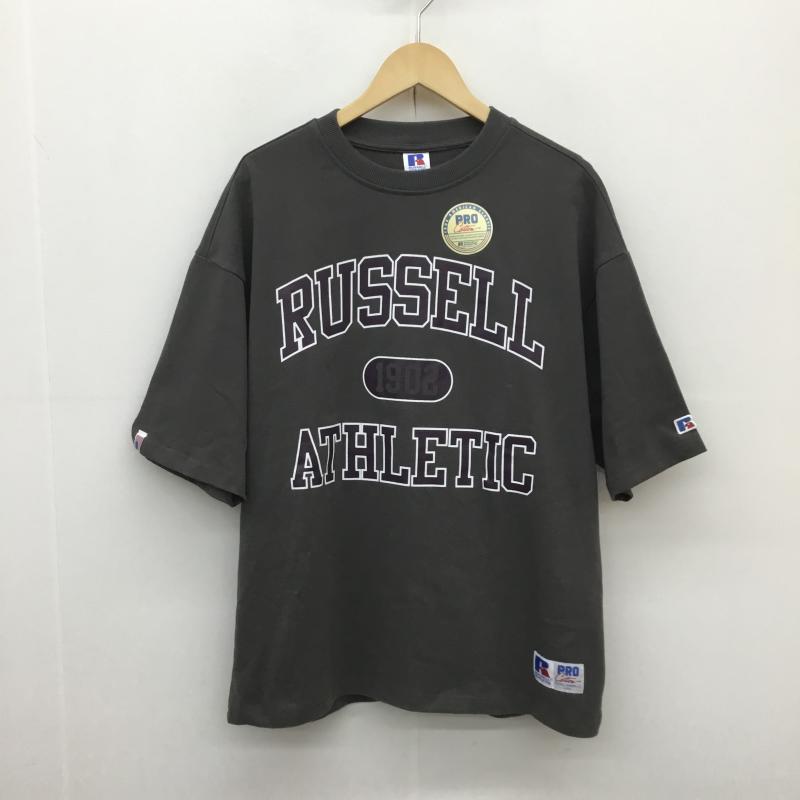 ラッセルアスレティック Russell Athletic Tシャツ 半袖 RUSSELL ATHLETIC カレッジ半袖Tシャツ　RBM22S0001 L プリント 灰 / グレー /  メンズ USED 古着 中古 10128209