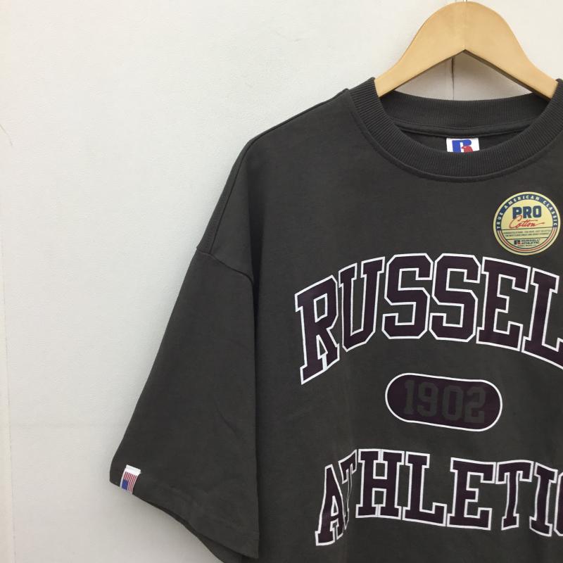 ラッセルアスレティック Russell Athletic Tシャツ 半袖 RUSSELL ATHLETIC カレッジ半袖Tシャツ　RBM22S0001 L プリント 灰 / グレー /  メンズ USED 古着 中古 10128209