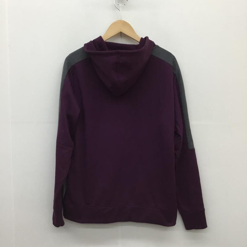 チャンピオン Champion パーカー 長袖 Champion パーカー M ロゴ、文字 X ワンポイント 紫 / パープル / X 灰 / グレー /  メンズ USED 古着 中古 10128210