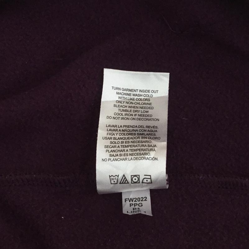 チャンピオン Champion パーカー 長袖 Champion パーカー M ロゴ、文字 X ワンポイント 紫 / パープル / X 灰 / グレー /  メンズ USED 古着 中古 10128210