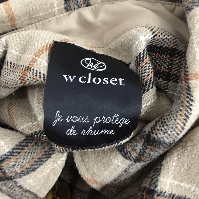ダブルクローゼット w closet ワンピース ひざ丈スカート チェック柄 FREE チェック マルチカラー / マルチカラー /  レディース USED 古着 中古 10128218
