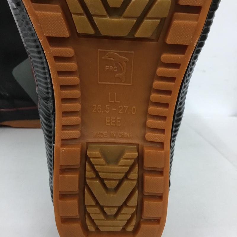 古着 USED シューズ シューズ カルサーエース 安全長靴 福山ゴム LL 作業用長靴 LL ロゴ、文字 黒 / ブラック /  メンズ USED 古着 中古 10128219
