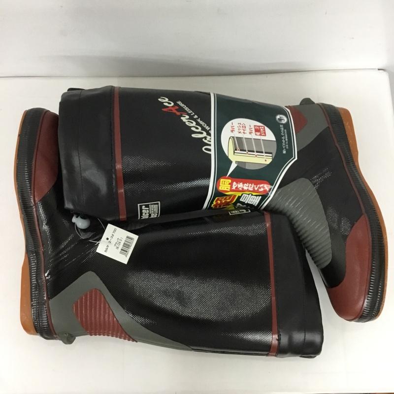 古着 USED シューズ シューズ カルサーエース 安全長靴 福山ゴム 3L 作業用長靴 3L ロゴ、文字 黒 / ブラック /  メンズ USED 古着 中古 10128220