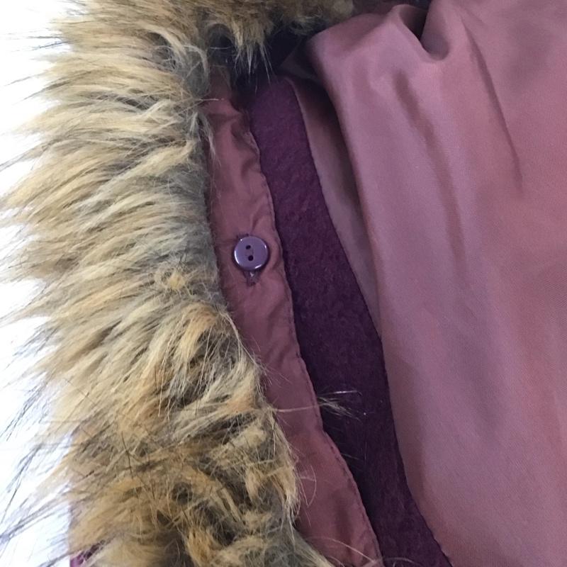 アクシーズファム axes femme コート コート一般 L 無地 えんじ / ワインレッド /  レディース USED 古着 中古 10128221