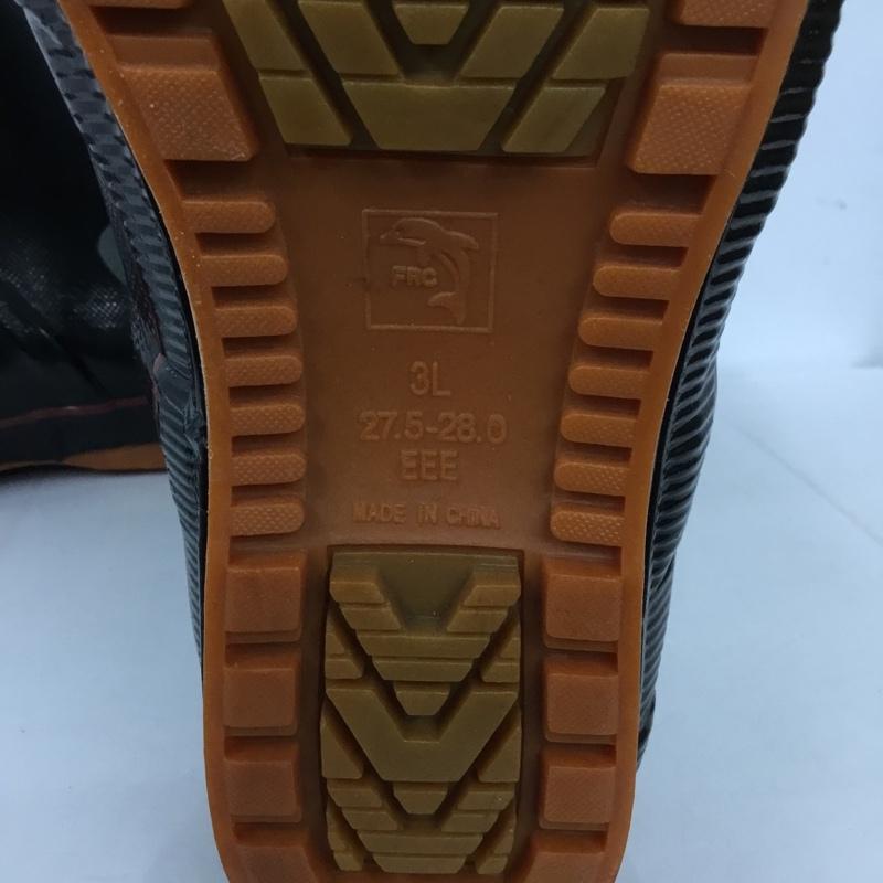 古着 USED シューズ シューズ カルサーエース 安全長靴 福山ゴム 3L 作業用長靴 3L ロゴ、文字 黒 / ブラック /  メンズ USED 古着 中古 10128224