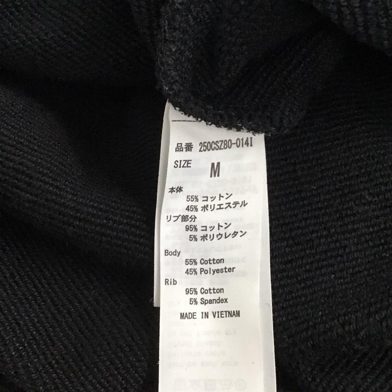アズールバイマウジー AZUL BY MOUSSY パーカー 長袖 250CSZ80-014I V CUT OVERHOODIE M 無地 黒 / ブラック /  レディース USED 古着 中古 10128227