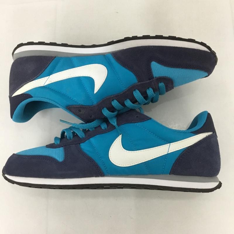 ナイキ NIKE スニーカー スニーカー 644441-414 GENICCO 26.5cm 26.5cm ロゴ、文字 青 / ブルー / X 紺 / ネイビー /  メンズ USED 古着 中古 10128230