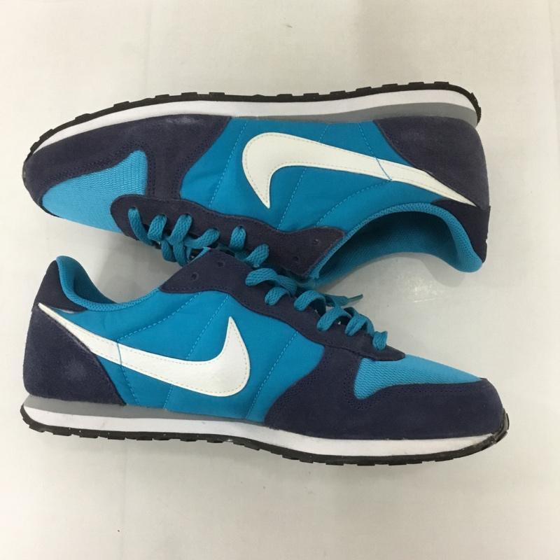 ナイキ NIKE スニーカー スニーカー 644441-414 GENICCO 26.5cm 26.5cm ロゴ、文字 青 / ブルー / X 紺 / ネイビー /  メンズ USED 古着 中古 10128230