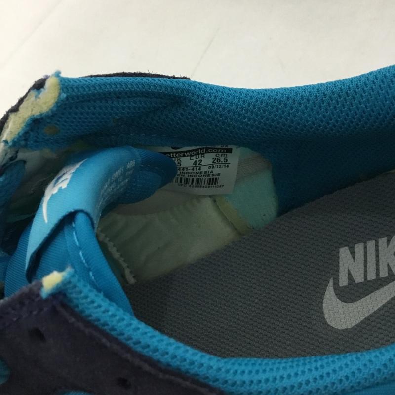 ナイキ NIKE スニーカー スニーカー 644441-414 GENICCO 26.5cm 26.5cm ロゴ、文字 青 / ブルー / X 紺 / ネイビー /  メンズ USED 古着 中古 10128230