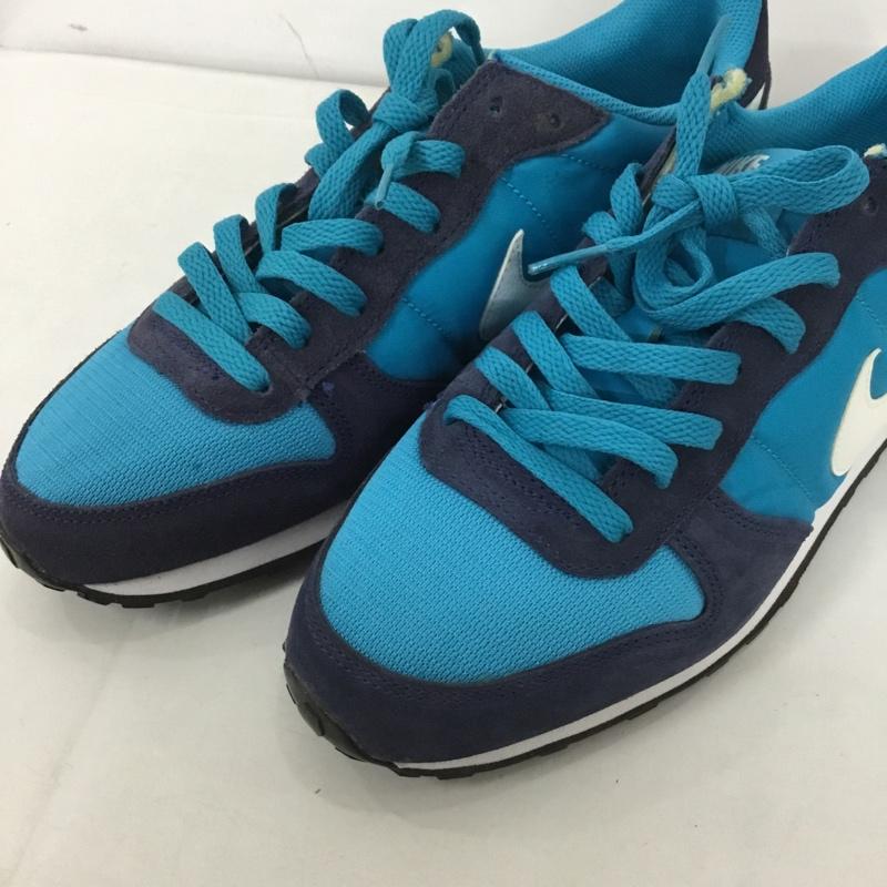 ナイキ NIKE スニーカー スニーカー 644441-414 GENICCO 26.5cm 26.5cm ロゴ、文字 青 / ブルー / X 紺 / ネイビー /  メンズ USED 古着 中古 10128230