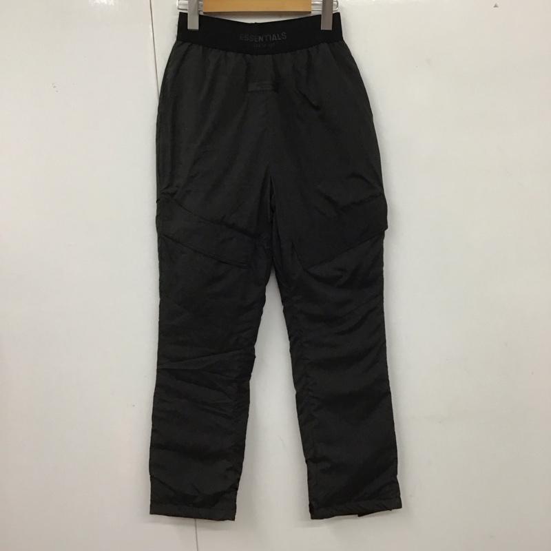 エッセンシャルズ ESSENTIALS パンツ ワークパンツ、ペインターパンツ 221161M19000600 Fear of God ESSENTIALS Black Polyester Cargo Pants XXS 無地 X ロゴ、文字 黒 / ブラック /  メンズ USED 古着 中古 10128233