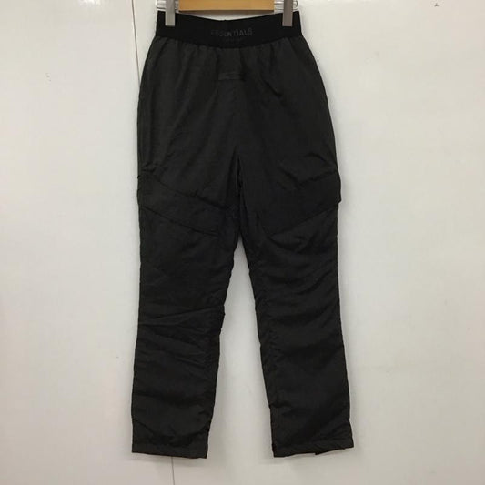 エッセンシャルズ ESSENTIALS パンツ ワークパンツ、ペインターパンツ 221161M19000600 Fear of God ESSENTIALS Black Polyester Cargo Pants XXS 無地 X ロゴ、文字 黒 / ブラック /  メンズ USED 古着 中古 10128233