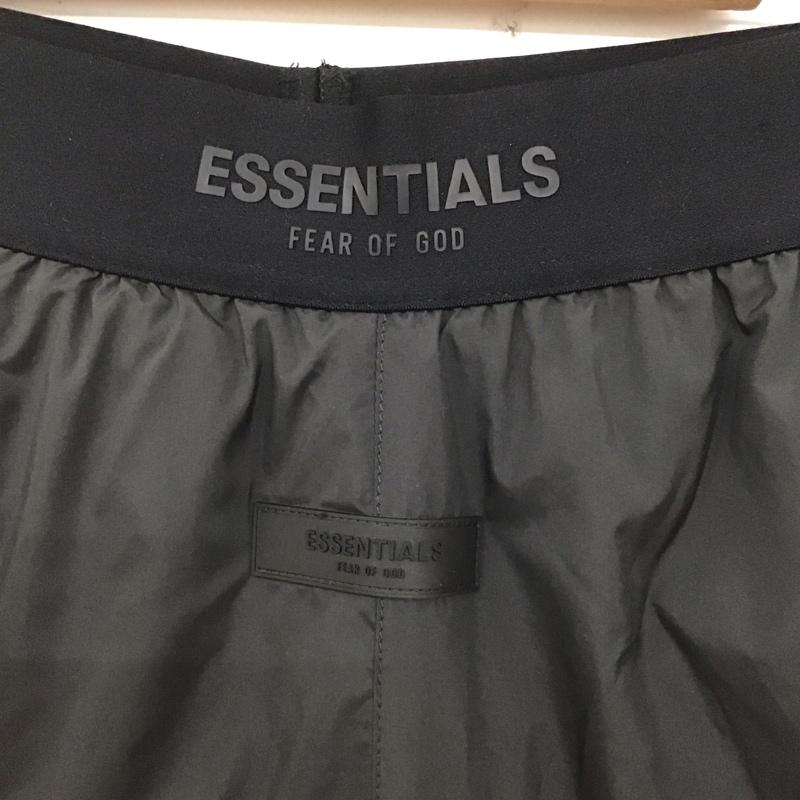 エッセンシャルズ ESSENTIALS パンツ ワークパンツ、ペインターパンツ 221161M19000600 Fear of God ESSENTIALS Black Polyester Cargo Pants XXS 無地 X ロゴ、文字 黒 / ブラック /  メンズ USED 古着 中古 10128233