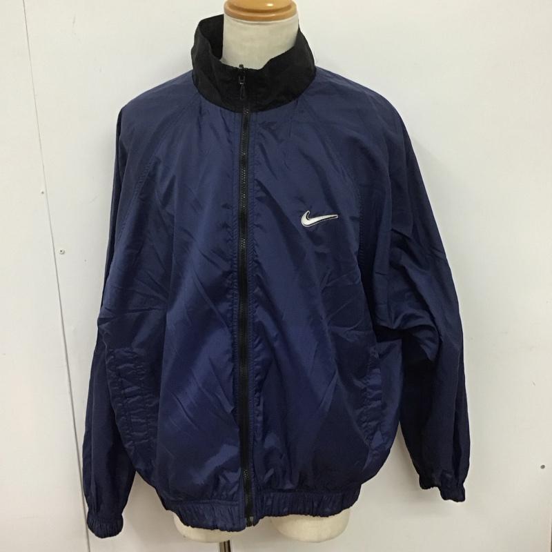 ナイキ NIKE ジャケット、上着 ジャンパー、ブルゾン リバーシブル XL 無地 黒 / ブラック / X 紺 / ネイビー /  メンズ USED 古着 中古 10128239