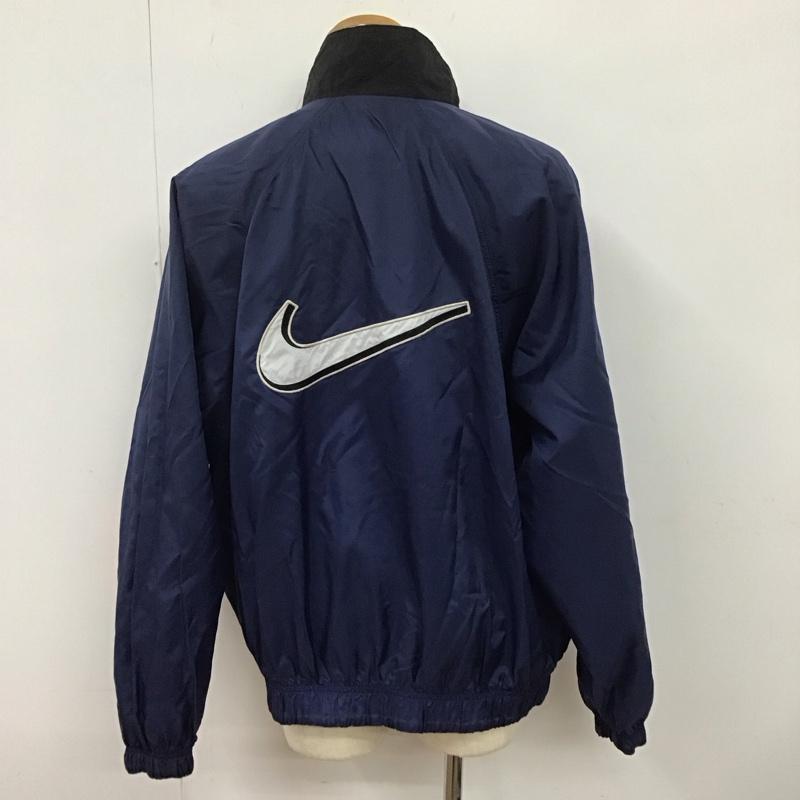 ナイキ NIKE ジャケット、上着 ジャンパー、ブルゾン リバーシブル XL 無地 黒 / ブラック / X 紺 / ネイビー /  メンズ USED 古着 中古 10128239
