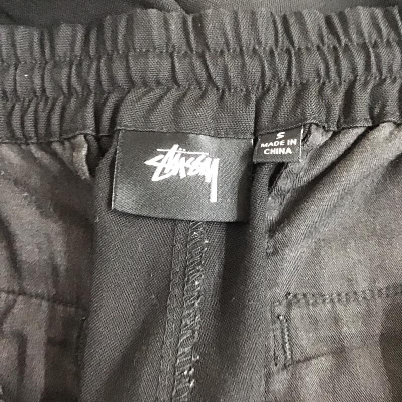 ステューシー STUSSY パンツ スラックス S 無地 黒 / ブラック /  メンズ USED 古着 中古 10128244