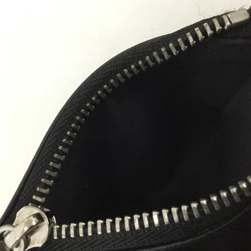 メゾン マルジェラ Maison Margiela 財布 二つ折り レザー 無地 黒 / ブラック /  メンズ USED 古着 中古 10128245